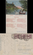 Ansichtskarte Kleve Blick Auf Die Stadt Und Liedtext 1921  - Kleve