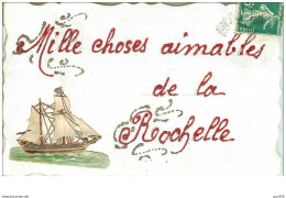 17.LA ROCHELLE.n°22578.MILLE CHOSES AIMABLES DE LA ROCHELLE.FANTAISIE - La Rochelle