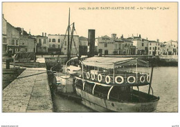 17.ILE DE RE.SAINT MARTIN DE RE.n°72.LE "COLIGNY" A QUAI - Ile De Ré