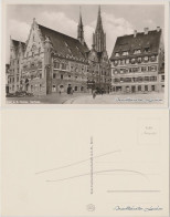 Ansichtskarte Ulm A. D. Donau Straßenpartie Am Rathaus 1939  - Ulm