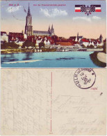 Ansichtskarte Ulm A. D. Donau Von Der Eisenbahnbrücke Gesehen. 1915 - Ulm