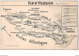 17 . N° 48759 . Ile D Oleron . Carte - Ile D'Oléron