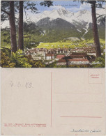 Ansichtskarte Innsbruck Mit Nordkette 1918  - Innsbruck