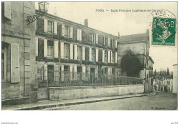 17 . N° 41395 . Pons.ecole Primaire Superieure De Garçons - Pons