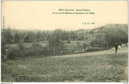 16.SERS.BEAUX ROCHERS ET VUE SUR LE CHATEAU DE NANTEUIL ET LA VALLEE - Otros & Sin Clasificación