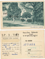 Postcard Breslau Wrocław Zalesie, Straßenpartie 1963  - Schlesien