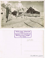 Ansichtskarte Oberwiesenthal Neues Haus Im Winter 1932  - Oberwiesenthal