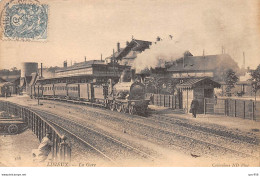 14 .n°108221 .  Lisieux . Train . La Gare .vue Generale . - Lisieux