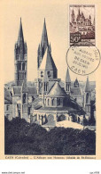 14.n°57628.caen.l'abbaye Aux Hommes . Carte Maximum - Caen