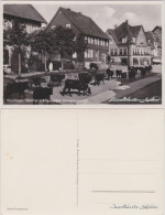 Ansichtskarte Braunlage Straßenpartie, Cafe Und Kühe 1939  - Braunlage