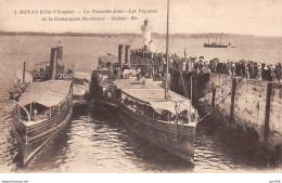 17 .n° 106961 .  Royan .les Vapeurs De La  Compagnie Bordeaux Ocean .la Nouvelle Jetee  . - Royan