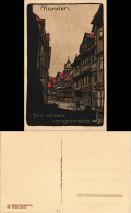 Hannoversch Münden Hann. Münden Langestraße Steindruck- Künstlerkarte 1913 - Hannoversch Münden