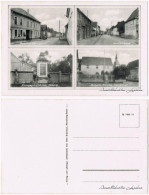 Saalfelder Höhe 4 Bild: Gasthof, Dorfstraße, Kriegerdenkmal Und Schule 1939 - Otros & Sin Clasificación
