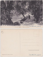 Ansichtskarte Genf Genève Spaziergang Am Ufer 1914 - Autres & Non Classés