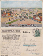 Ansichtskarte Leipzig Festplatz - Turnfest 1913 1913  - Leipzig