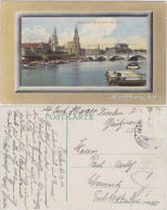 Ansichtskarte Innere Altstadt-Dresden Panorama Mit Flußbadeanstalt 1911  - Dresden