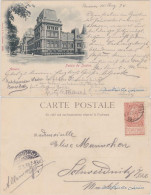 Postkaart Antwerpen Anvers Palais De Justice/Partie Am Justizpalast 1898  - Sonstige & Ohne Zuordnung