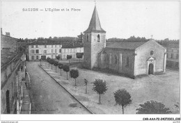 CAR-AAAP2-17-0096 - SAUJON - L'église Et La Place - Saujon
