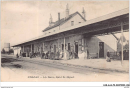 CAR-AAAP2-16-0089 - COGNAC - La Gare - Quai De Départ - Cognac