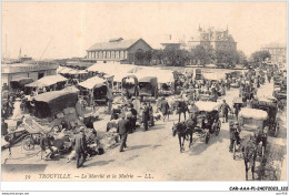CAR-AAAP1-14-0062 - TROUVILLE - Le Marché Et La Mairie - Trouville