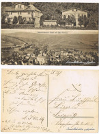 Postcard Bad Reinerz Duszniki-Zdrój 2 Bild: Panorama Und Villen 1922  - Schlesien