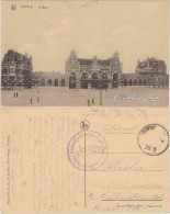 CPA Kamerich Cambrai (Kamerijk) La Gare/Bahnhof 1917  - Autres & Non Classés