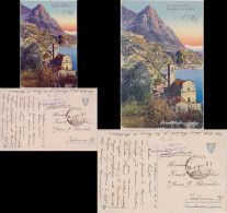 Albogasio (Luganersee) Albogasio (Lago Di Lugano) Albogasio E San Mamette 1918 - Andere & Zonder Classificatie