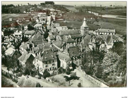 15.MONTSALVY.n°28.CENTRE VILLE,LE PUY DE L'ARBRE.CPSM.EN AVION AU DESUS DE.... - Otros & Sin Clasificación