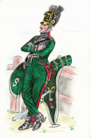 MILITAIRE _S29051_ Illustrateur Hesseh Darmstadt - Trooper - Garde Chevaukegers - 1812 - 15x10 Cm - Sonstige & Ohne Zuordnung
