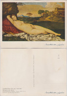 Ansichtskarte  Schlummernde Venus - Giorgione 1970 - Peintures & Tableaux