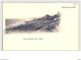 14.VILLERS SUR MER.VUE GENERALE DES VILLAS.1901. - Villers Sur Mer