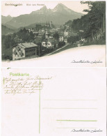 Ansichtskarte Berchtesgaden Blick Vom Nonntal - Straße 1911  - Berchtesgaden