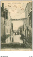 17.SAINTES.n°40.INONDATION DE 1904.RUE BASSOMPIERRE.PLIE - Saintes