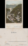 Postcard Herrnskretschen Hřensko Relief Panorama 1912 Prägekarte - Tchéquie