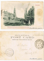 Postcard Adelaide King William Street 1903  - Unclassified