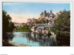 19.UZERCHE.LES VIEUX CHATEAUX ET LA VEZERE.CPSM. - Uzerche