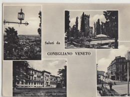 1956 CONEGLIANO  1  SALUTI DA  TREVISO - Treviso