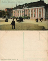 Postcard Stockholm Riddarhustorget Auto Straßenbahn 1911 - Schweden