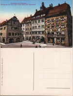 Ansichtskarte Konstanz Obermarkt - Bemalte Häuser 1913 - Konstanz
