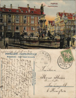 Ansichtskarte Augsburg Augustus-Brunnen 1908 - Augsburg