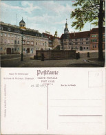 Ansichtskarte Eisenach Schloss Und Rathaus 1909 - Eisenach