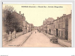 16.MANSLE.GRANDE RUE.ARRIVEE D'ANGOULEME.. - Mansle