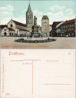 Ansichtskarte Eisenach Luther-Denkmal Nikolaikirche Strassen Partie 1909 - Eisenach