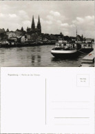 Ansichtskarte Regensburg Stadt, Fähre, Anleger - Krahn 1961 - Regensburg