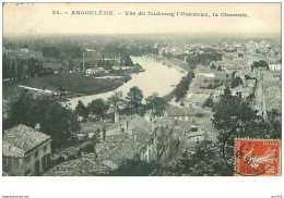 16.ANGOULEME.n°23847.VUE DU FAUBOURG L'HOUMEAU,LA CHARENTE - Angouleme
