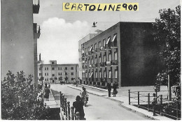 Campania-caserta-capua Rione Ferrovia Veduta Ponte Case Persone Lambretta Motorino Animata Anni 50 - Andere & Zonder Classificatie