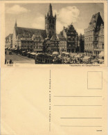 Ansichtskarte Trier Hauptmarkt Straßenbahn 1918 - Trier
