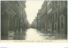 14.CAEN.n°28681.CAEN INONDE.31 DECEMBRE 1925.RUE DE BRAS - Caen