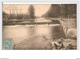 14.CAEN.LES ECLUSES DE L&acute ORNE.LAVANDIERES. - Caen