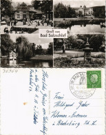 Bad Salzschlirf Mehrbild-AK Mit Hotel Badehof Springbrunnen Im Park 1960 - Otros & Sin Clasificación